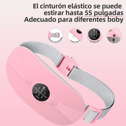 Cinturón de Masaje Abdominal con Calor – Alivio Menstrual Rápido