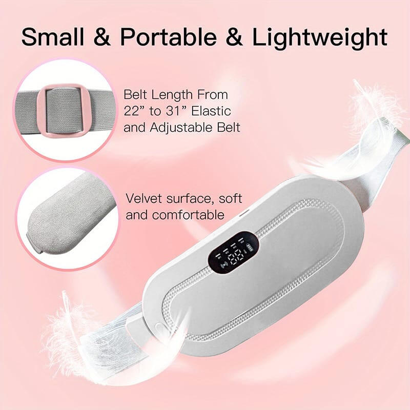 Cinturón de Masaje Abdominal con Calor – Alivio Menstrual Rápido
