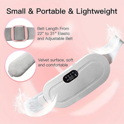 Cinturón de Masaje Abdominal con Calor – Alivio Menstrual Rápido