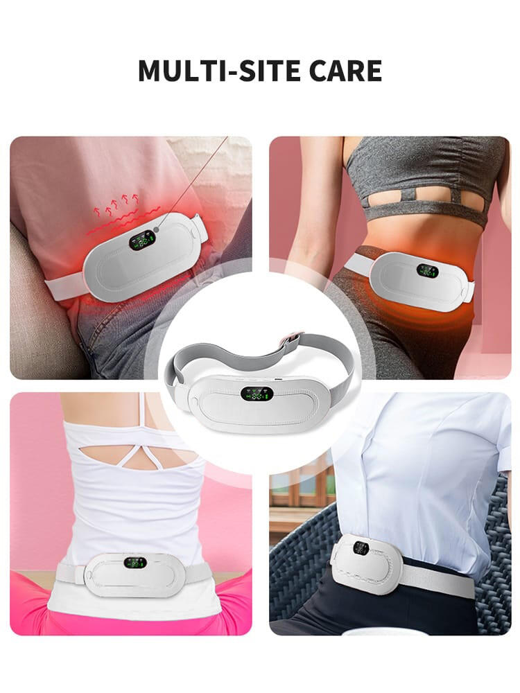 Cinturón de Masaje Abdominal con Calor – Alivio Menstrual Rápido
